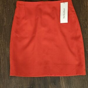 Authentic Gianni Versace Couture Red Skirt – Vintage 1990s Size 8 - 10